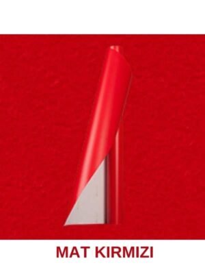 Mat Kırmızı Yapışkanlı Folyo